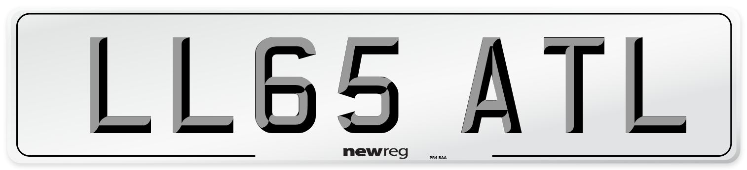 LL65 ATL Number Plate from New Reg